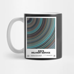 minimal_Kiki's_ Delivery Service Abstract Circular Art Anime Mug